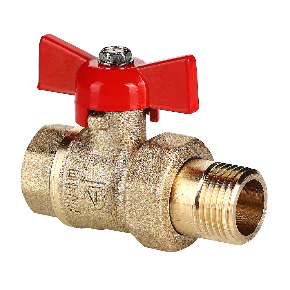 Кран шаровой «СТАНДАРТ» без покрытия с полусгоном VT.127.GN