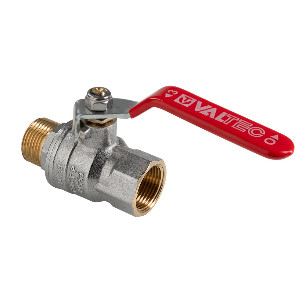 Кран шаровой «ГОСТ» с флажковой рукояткой и внутренней–наружной резьбой VT.415.N