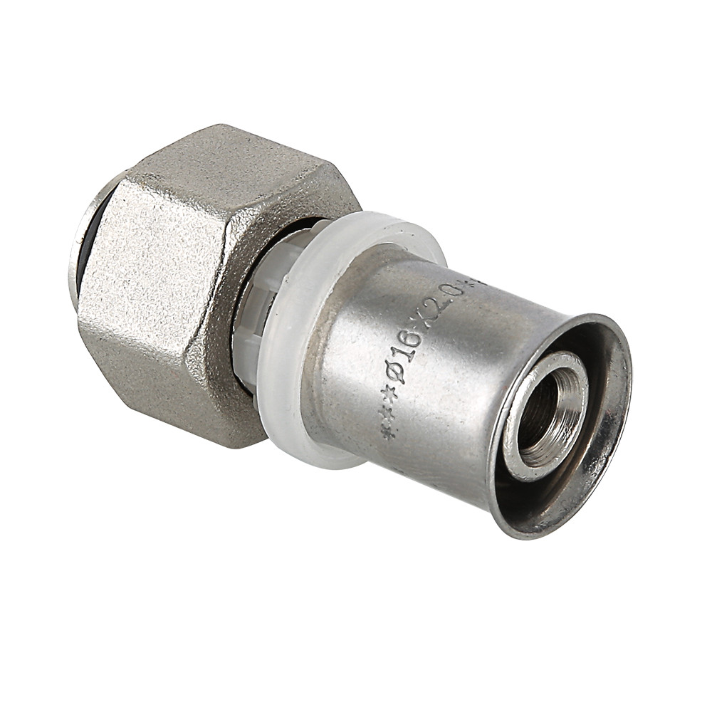 Пресс-фитинг с накидной гайкой VTc.712.N