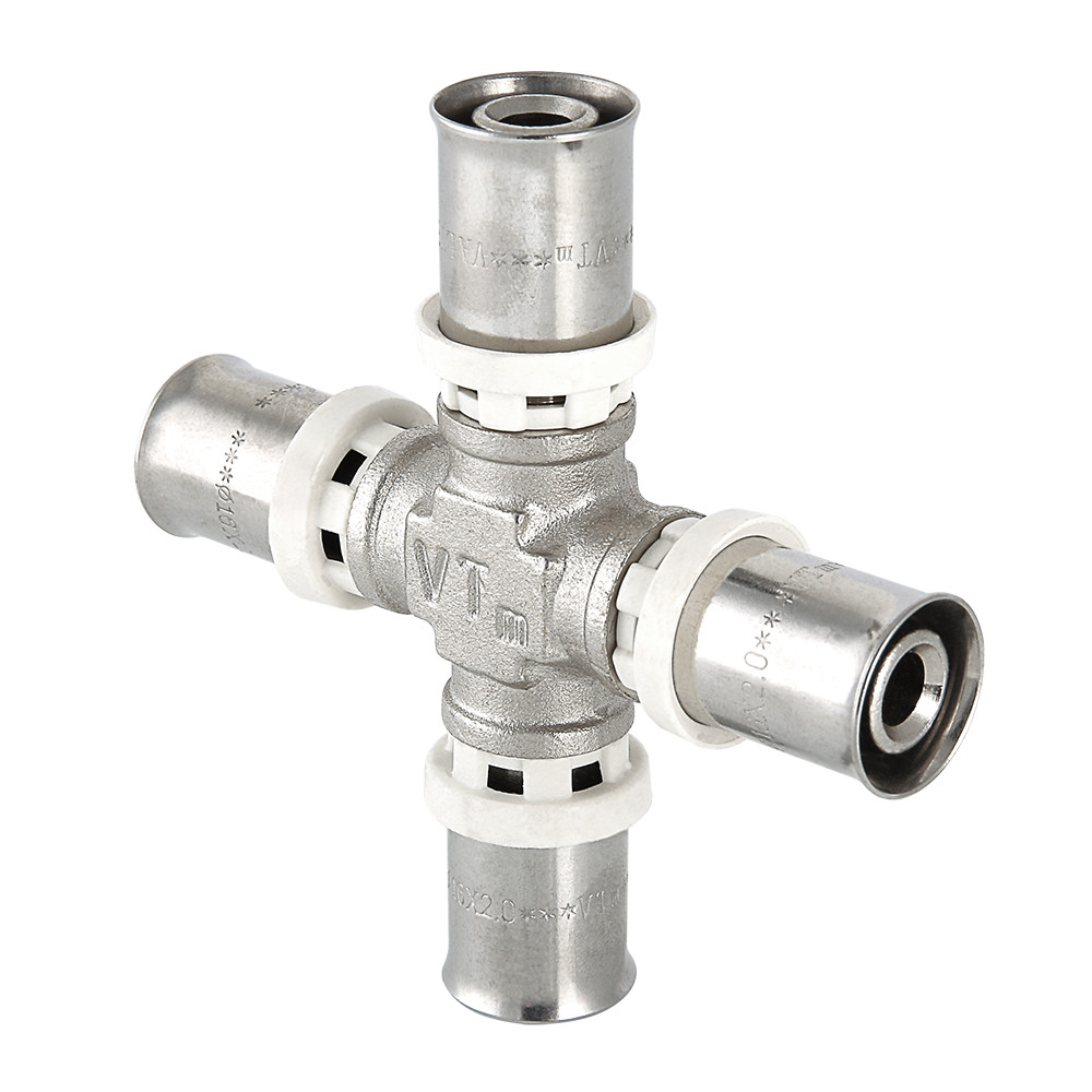 Пресс-фитинг – крестовина VTm.241.N