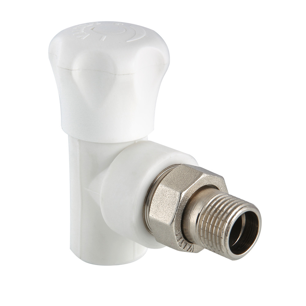 Клапан полипропиленовый со сгоном угловой VTp.718.V