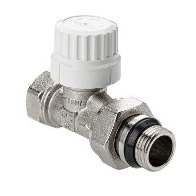 Клапан радиаторный прямой с преднастройкой VT.038.NRC