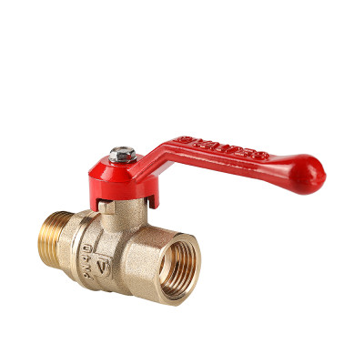 Кран шаровой «СТАНДАРТ» без покрытия с флажковой рукояткой и внутренней–наружной резьбой VT.121.GN