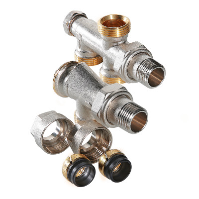 Регулирующий узел для подключения радиатора (комплект) VT.225K.N