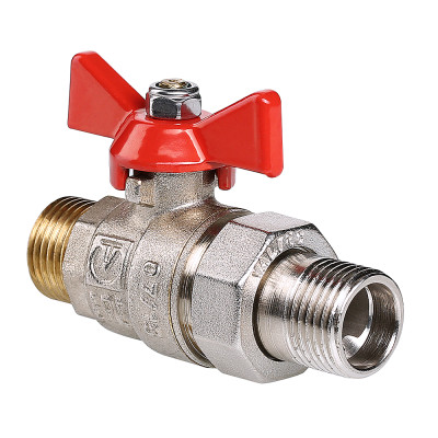 Кран шаровой VALTEC BASE с полусгоном и наружной резьбой VT.226.N