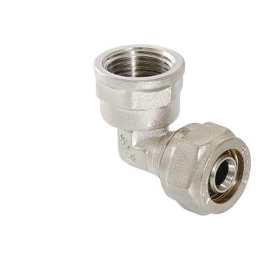 Фитинг обжимной – угольник с переходом на внутреннюю резьбу VTm.352.N