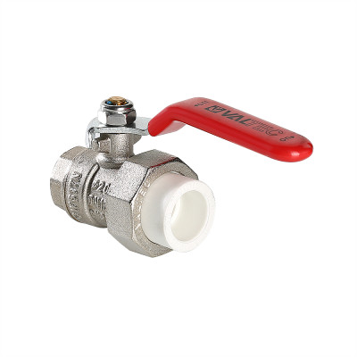 Кран шаровой латунный с переходом на полипропиленовую трубу VTp.742.0