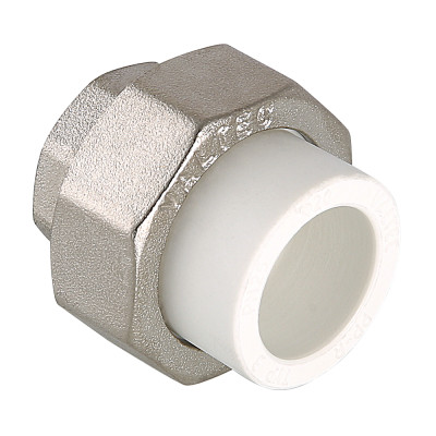 Фитинг разъемный полипропиленовый с переходом на внутреннюю резьбу VTp.762.0